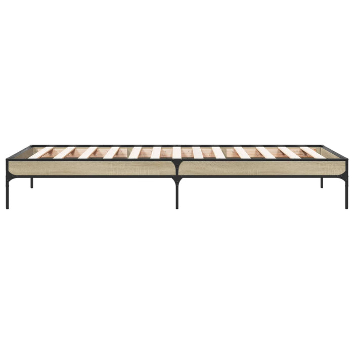 Cadru de pat Stejar Sonoma 80 x 200 cm Lemn prelucrat WALTI