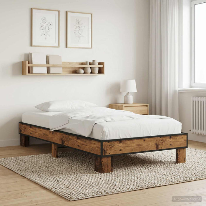 Cadru de pat Lemn vechi 80 x 200 cm Lemn prelucrat WALTI