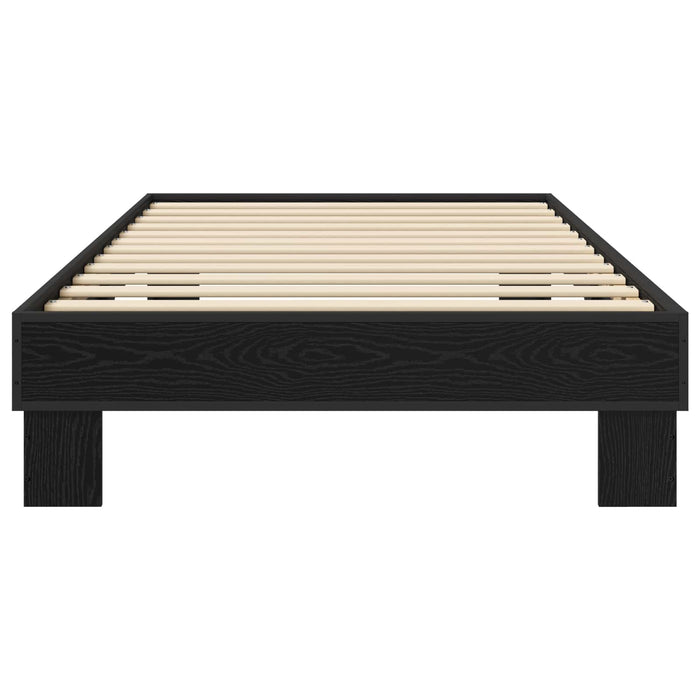 Cadru de pat Stejar Negru 80 x 200 cm Lemn prelucrat - WALTI WALTI