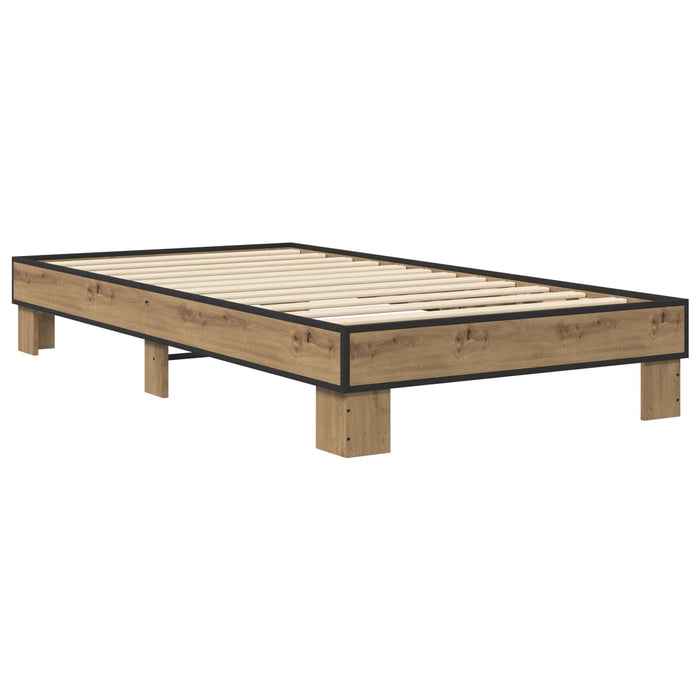 Cadru de pat Stejar Artizanal 80 x 200 cm Lemn prelucrat WALTI