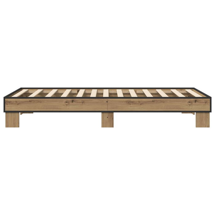 Cadru de pat Stejar Artizanal 80 x 200 cm Lemn prelucrat WALTI