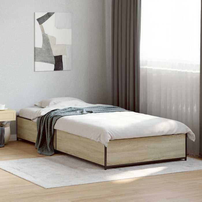 Cadru de pat Stejar Sonoma 80 x 200 cm Lemn prelucrat WALTI