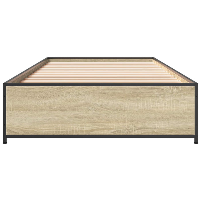 Cadru de pat Stejar Sonoma 80 x 200 cm Lemn prelucrat WALTI