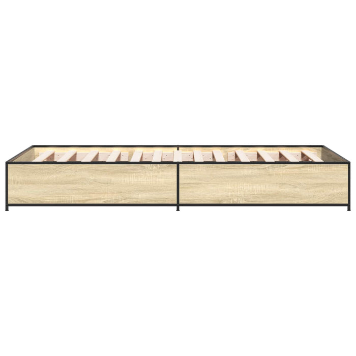 Cadru de pat Stejar Sonoma 80 x 200 cm Lemn prelucrat WALTI