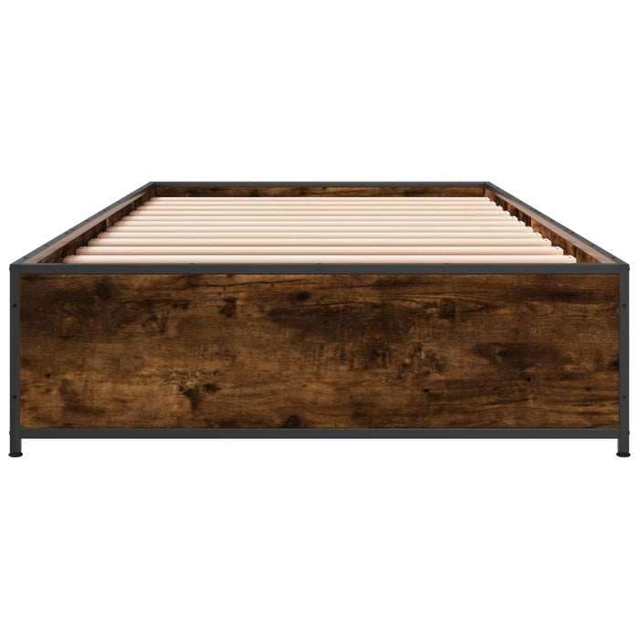 Cadru de pat Stejar fumuriu 80 x 200 cm Lemn prelucrat WALTI