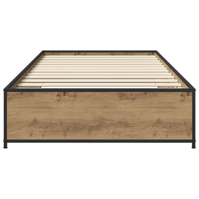 Cadru de pat Stejar Artizanal 80 x 200 cm Lemn prelucrat WALTI