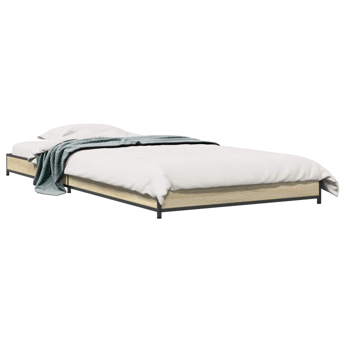 Cadru de pat Stejar Sonoma 80 x 200 cm Lemn prelucrat - WALTI WALTI