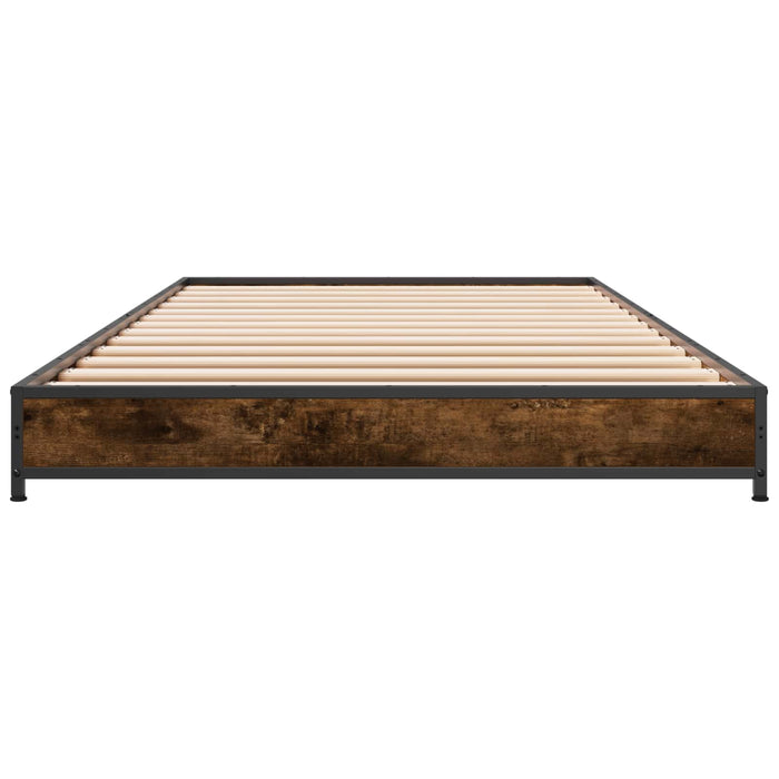 Cadru de pat Stejar fumuriu 80 x 200 cm Lemn prelucrat WALTI