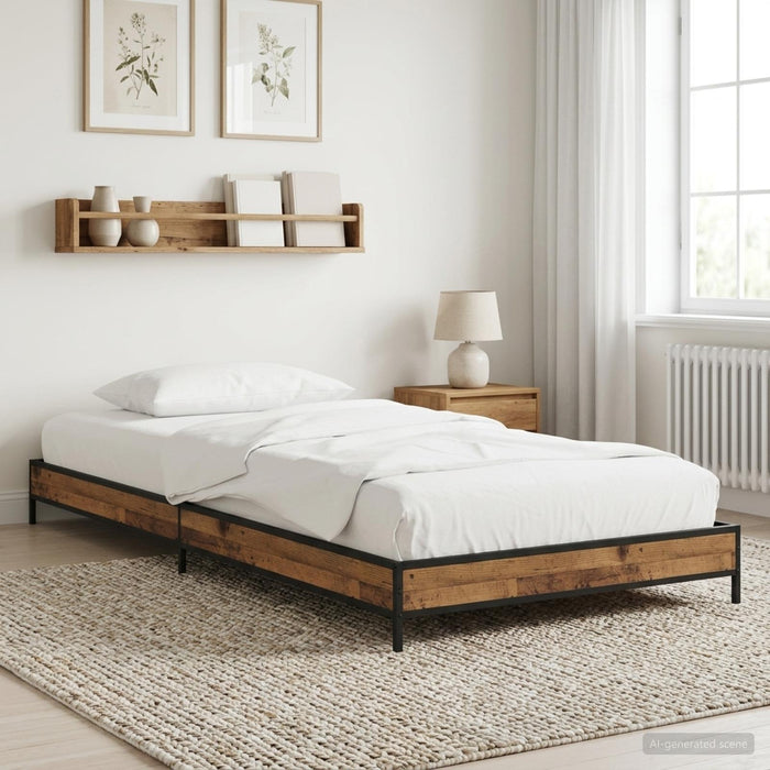 Cadru de pat Lemn vechi 80 x 200 cm Lemn prelucrat WALTI
