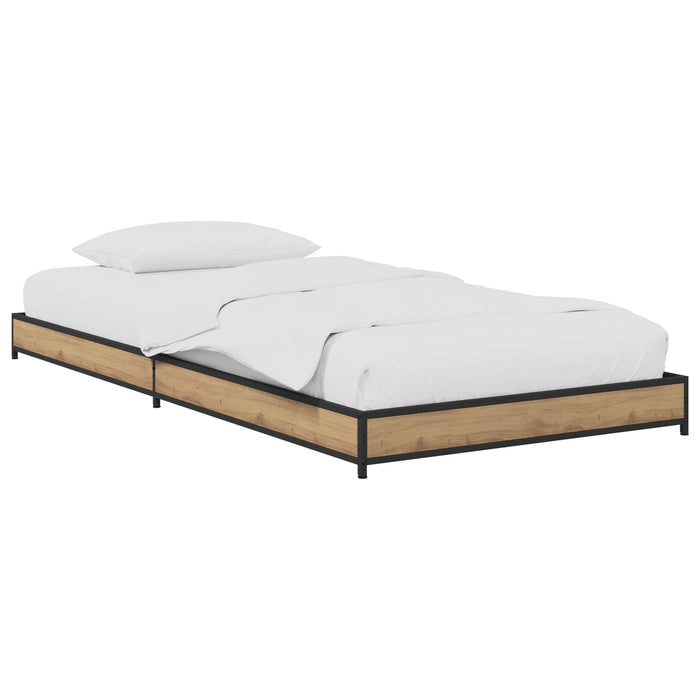Cadru de pat Stejar Artizanal 80 x 200 cm Lemn prelucrat WALTI