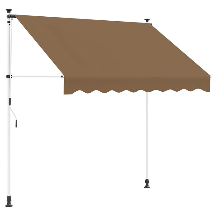Copertină retractabilă manuală Bej 300 cm - WALTI WALTI