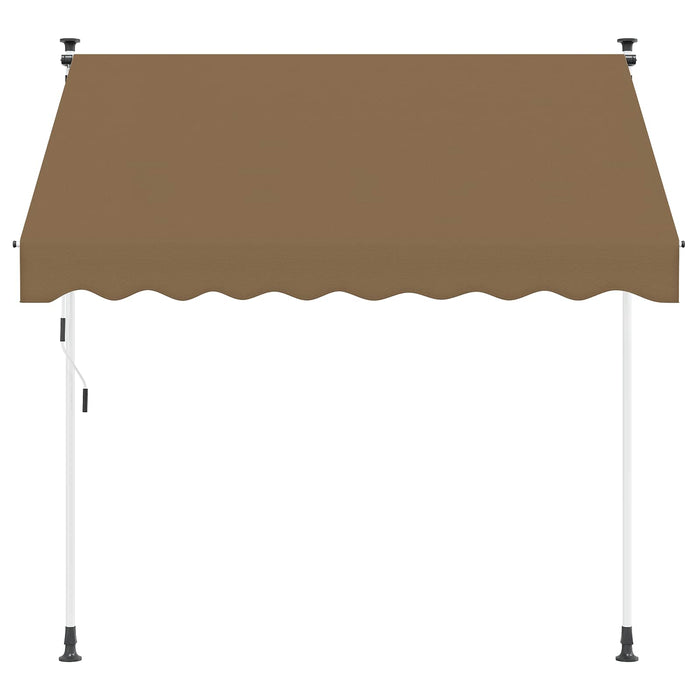 Copertină retractabilă manuală Bej 300 cm - WALTI WALTI