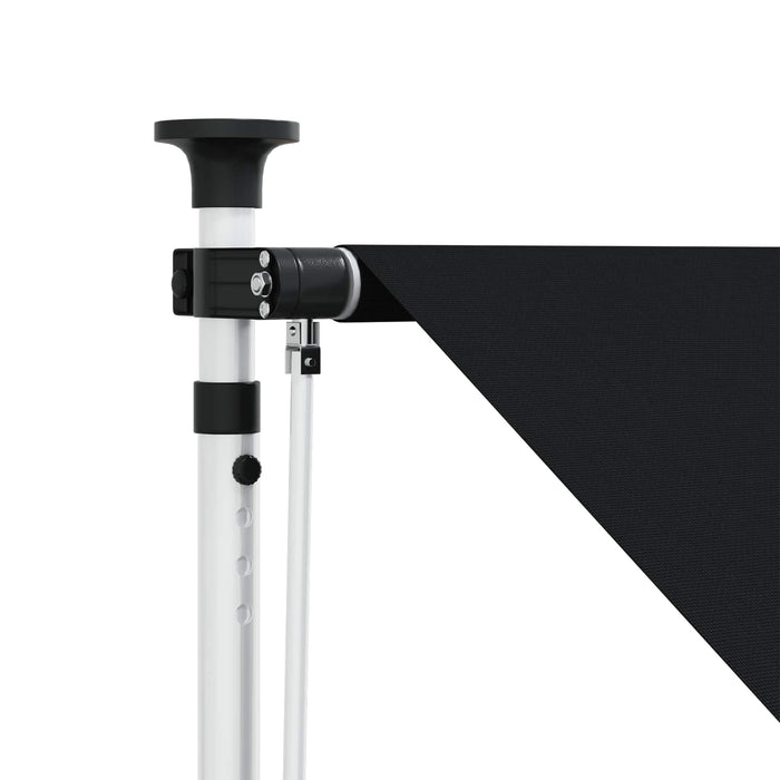 Copertină retractabilă manuală Negru 350 cm - WALTI WALTI