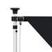 Copertină retractabilă manuală Negru 350 cm - WALTI WALTI