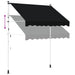 Copertină retractabilă manuală Negru 350 cm - WALTI WALTI