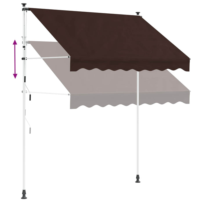 Copertină retractabilă manuală Maro 100 cm - WALTI WALTI