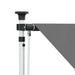 Copertină retractabilă manuală Gri deschis 150 cm - WALTI WALTI