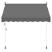 Copertină retractabilă manuală Gri deschis 150 cm - WALTI WALTI