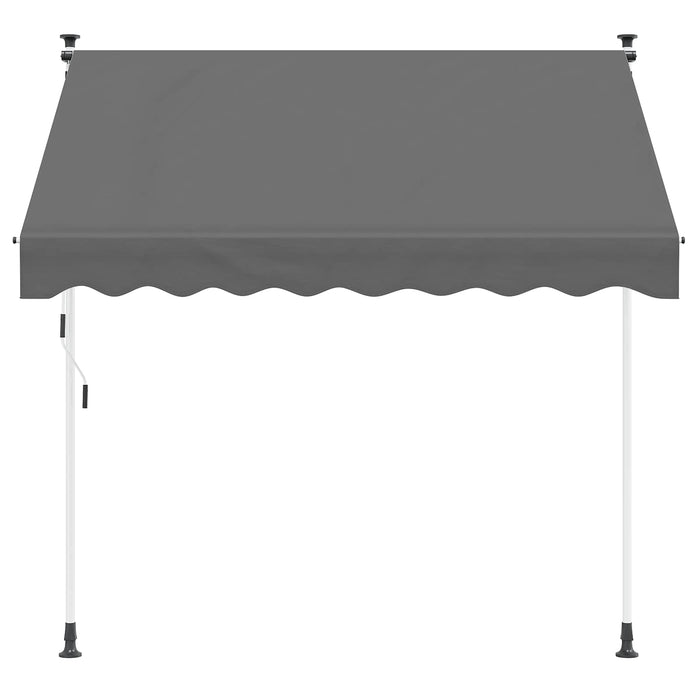 Copertină retractabilă manuală Gri deschis 250 cm - WALTI WALTI