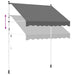 Copertină retractabilă manuală Gri deschis 350 cm - WALTI WALTI