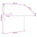 Copertină retractabilă manuală Gri deschis 350 cm - WALTI WALTI