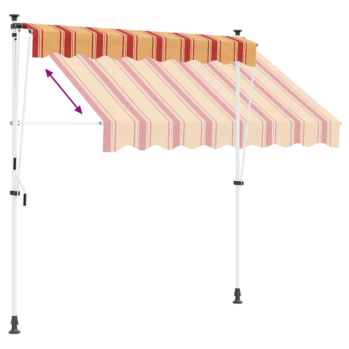 Copertină retractabilă manuală Multicolour 100 x 115 x 300 cm WALTI