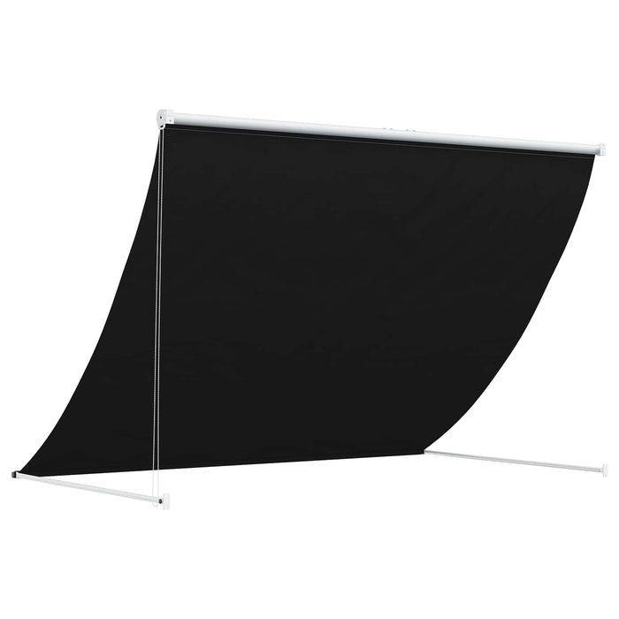 Copertină Negru 250 x 150 cm Poliester de 180 g / m² cu strat PU - WALTI WALTI