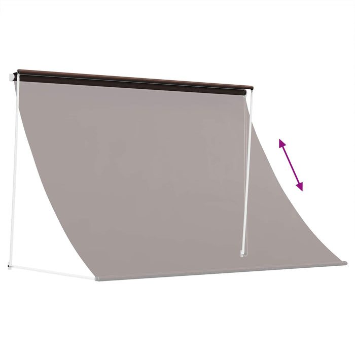 Copertină Maro 200 x 150 cm Poliester de 180 g / m² cu strat PU - WALTI WALTI