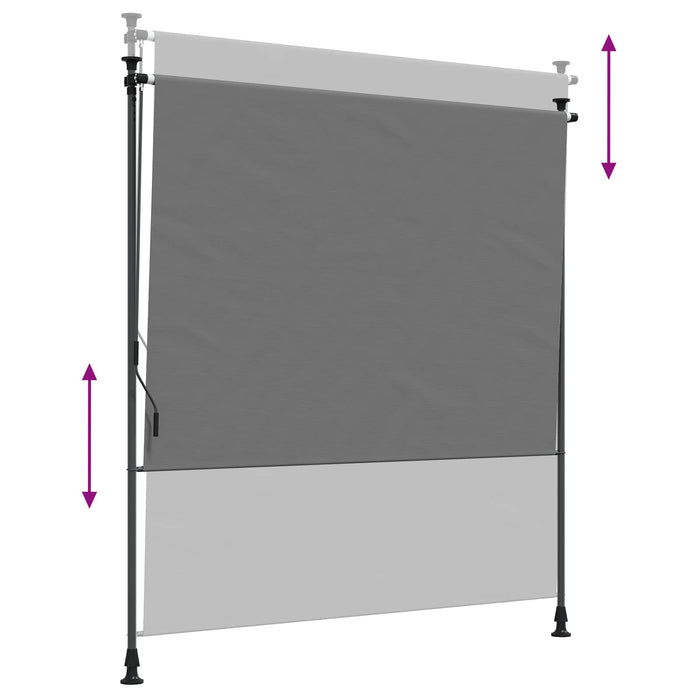 Jaluzea Rulou de Exterior Gri deschis 120 x 270 cm - WALTI WALTI