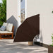 Ecran de intimitate pentru balcon 160 x 160 cm Poliester Maro - WALTI WALTI