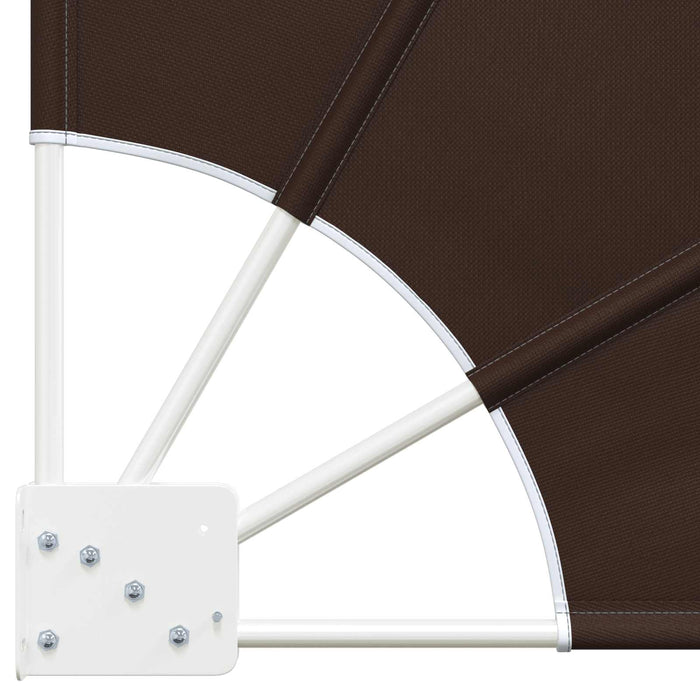 Ecran de intimitate pentru balcon 140 x 140 cm Poliester Maro WALTI