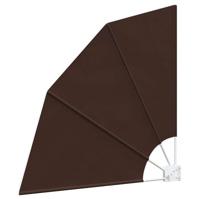 Ecran de intimitate pentru balcon 140 x 140 cm Poliester Maro WALTI