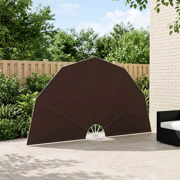 Ecran de intimitate pentru balcon Ø 320 cm Poliester Maro WALTI