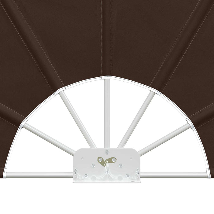 Ecran de intimitate pentru balcon Ø 320 cm Poliester Maro - WALTI WALTI