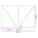 Ecran de intimitate pentru balcon 200 x 400 cm Poliester - WALTI WALTI