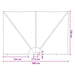 Ecran de intimitate pentru balcon 150 x 300 cm Poliester - WALTI WALTI
