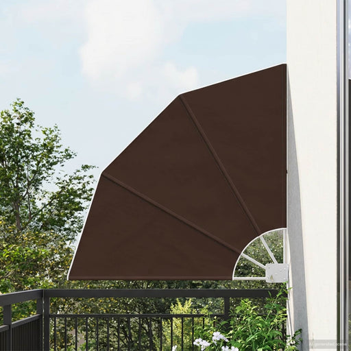 Ecran de intimitate pentru balcon 115 x 115 cm Poliester Maro - WALTI WALTI