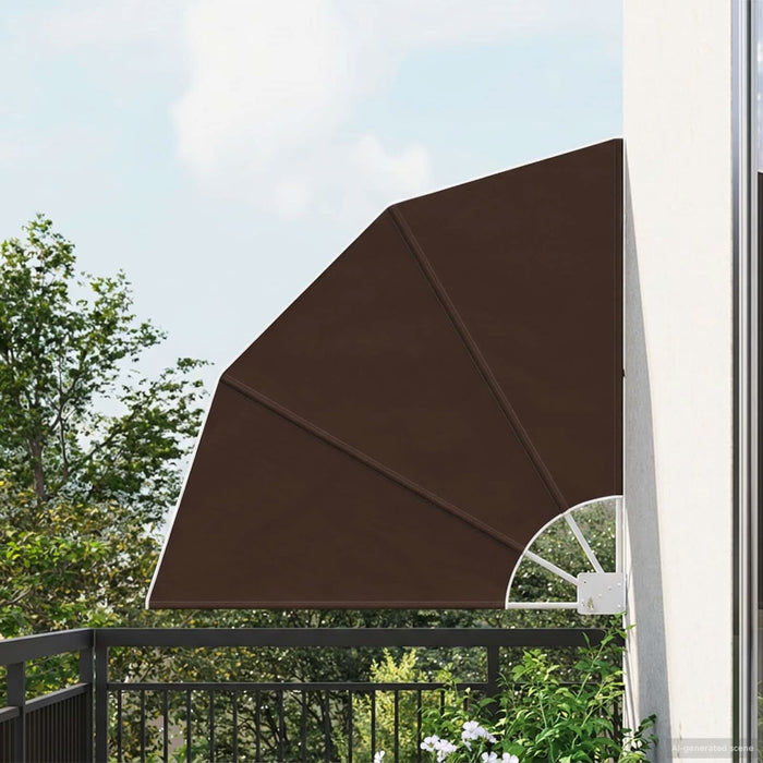 Ecran de intimitate pentru balcon 115 x 115 cm Poliester Maro - WALTI WALTI