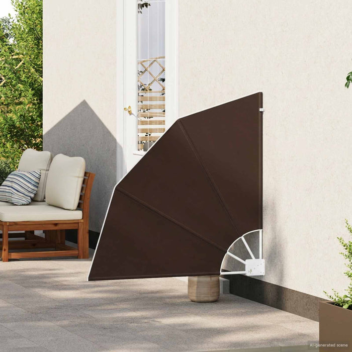 Ecran de intimitate pentru balcon 115 x 115 cm Poliester Maro - WALTI WALTI