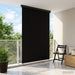 Rulou textil Negru 100 x 250 cm Țesătură și Aluminiu - WALTI WALTI