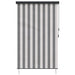 Rulou textil Antracit și Alb 100 x 250 cm Țesătură și Aluminiu - WALTI WALTI