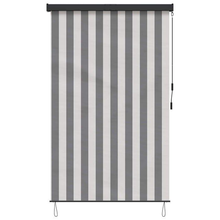 Rulou textil Antracit și Alb 120 x 250 cm Țesătură și Aluminiu - WALTI WALTI