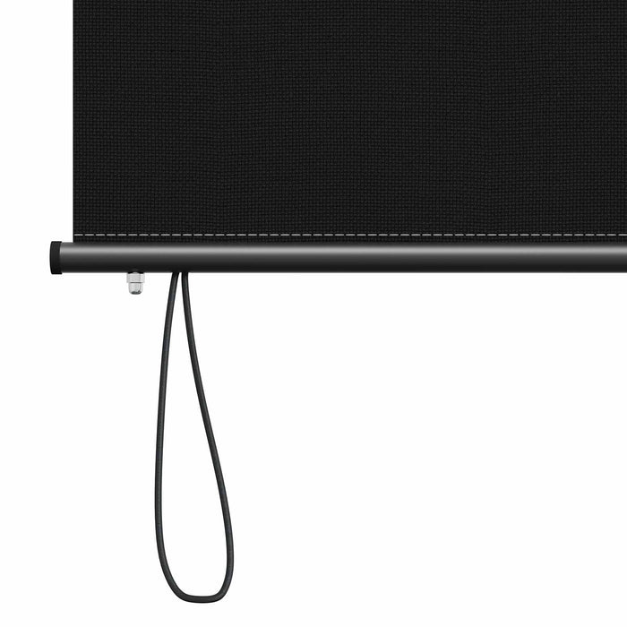 Rulou textil Negru 180 x 250 cm Țesătură și Aluminiu WALTI