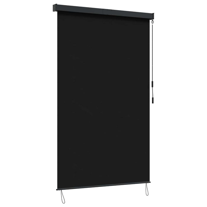 Rulou textil Negru 180 x 250 cm Țesătură și Aluminiu WALTI