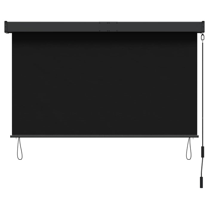 Rulou textil Negru 180 x 250 cm Țesătură și Aluminiu WALTI
