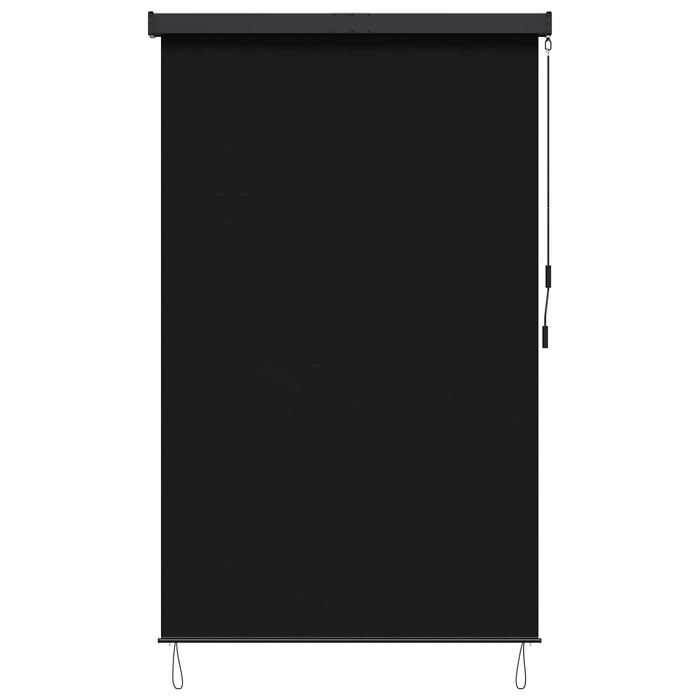 Rulou textil Negru 180 x 250 cm Țesătură și Aluminiu WALTI