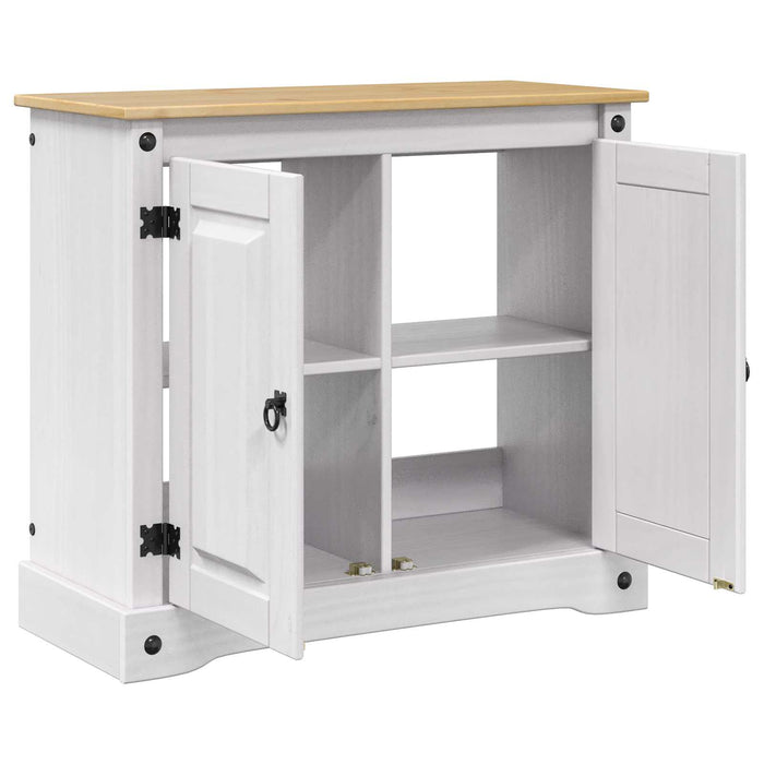 Suport pentru acvariu CORONA Alb și maro 81,5 x 37 x 73 cm - WALTI WALTI