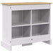 Suport pentru acvariu CORONA Alb și maro 81,5 x 37 x 73 cm - WALTI WALTI
