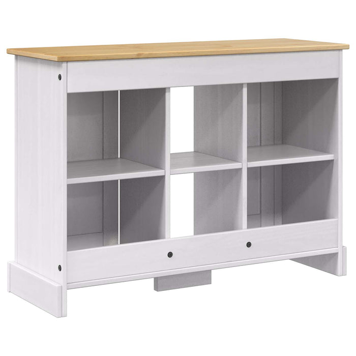 Suport pentru acvariu CORONA Alb și maro 101,5 x 37 x 73 cm - WALTI WALTI