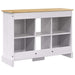 Suport pentru acvariu CORONA Alb și maro 101,5 x 37 x 73 cm - WALTI WALTI